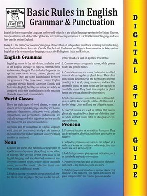 cover image of English Grammar ( Blokehead Easy Study Guide)